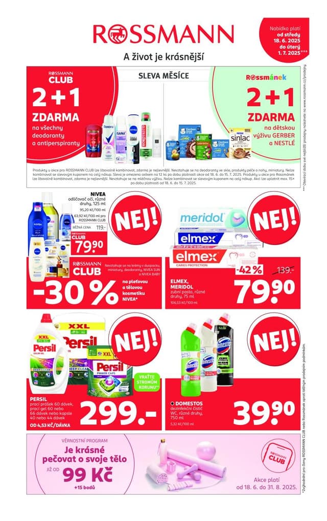 Rossmann drogerie leták 27.10. - 9.11.